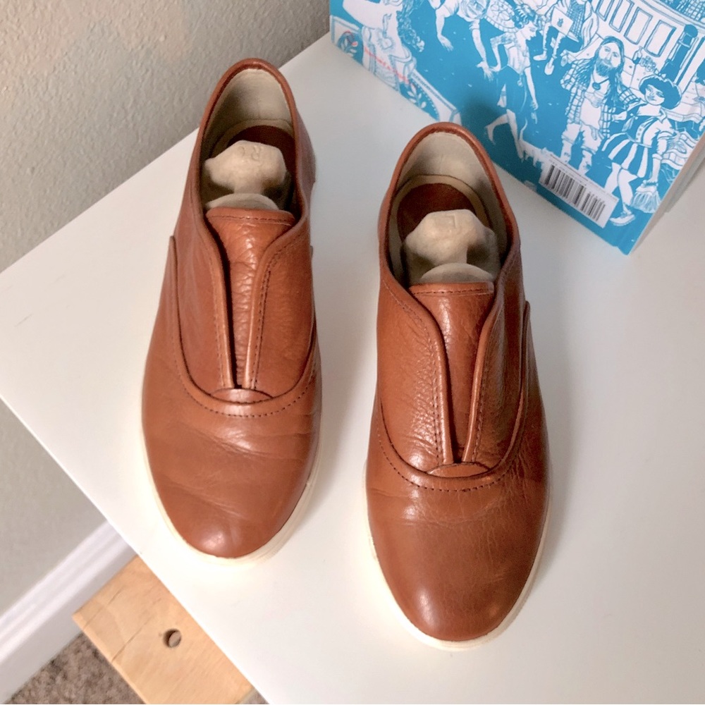Frye Leather Slip On Shoes